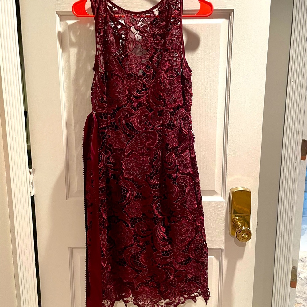 Maroon dress
